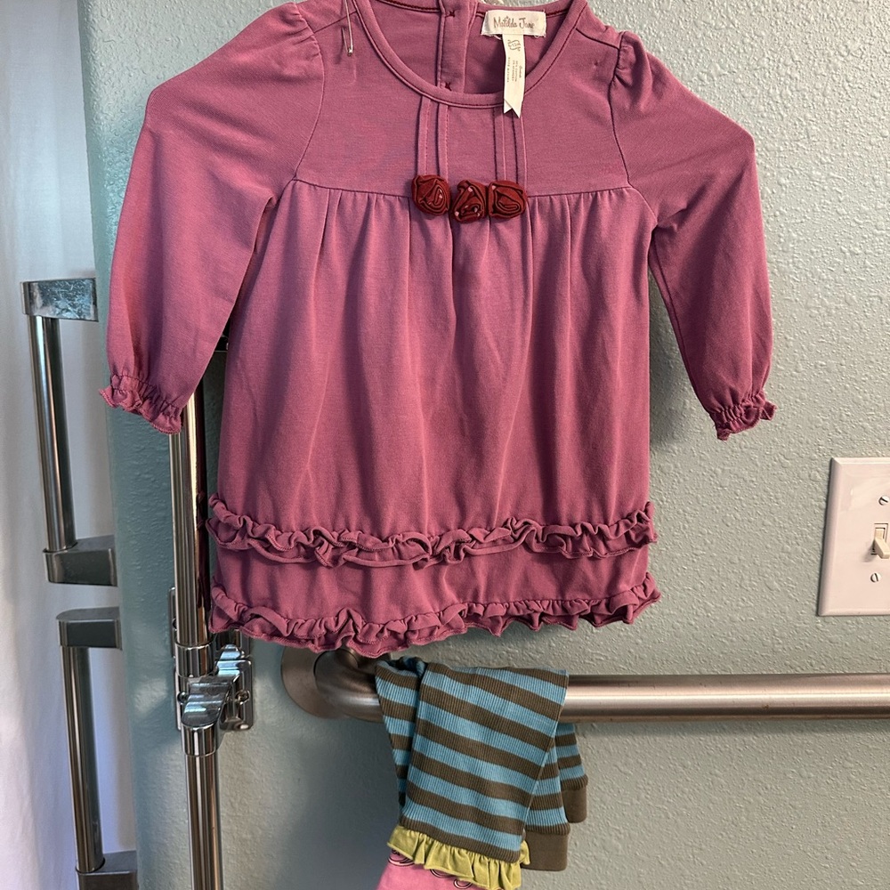 Matilda Jane Mauve Ruffle Dress